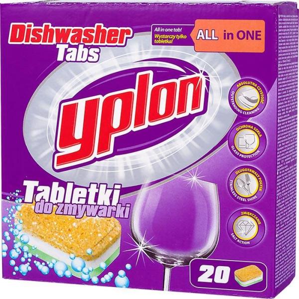 Yplon tabletki do zmywarek All In1 20 sztuk
