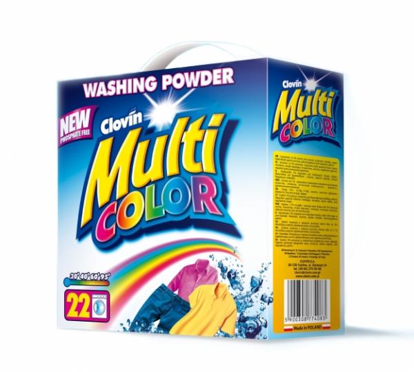 Clovin Multicolor proszek do prania 2,2kg karton