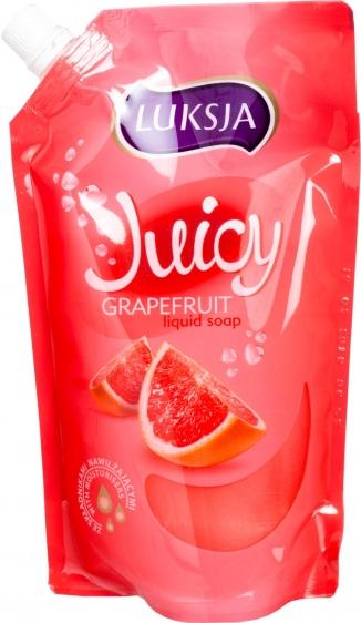 Mydło w płynie Luksja Juicy grejpfrut, zapas 400ml