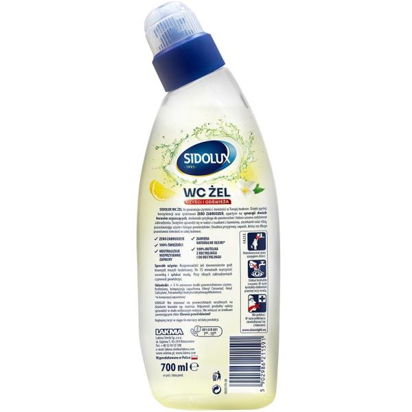 Sidolux żel WC 700ml Cytryna z Jaśminem
