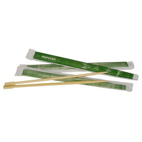 Papstar pałeczki do sushi drewniane 23cm 50 sztuk
