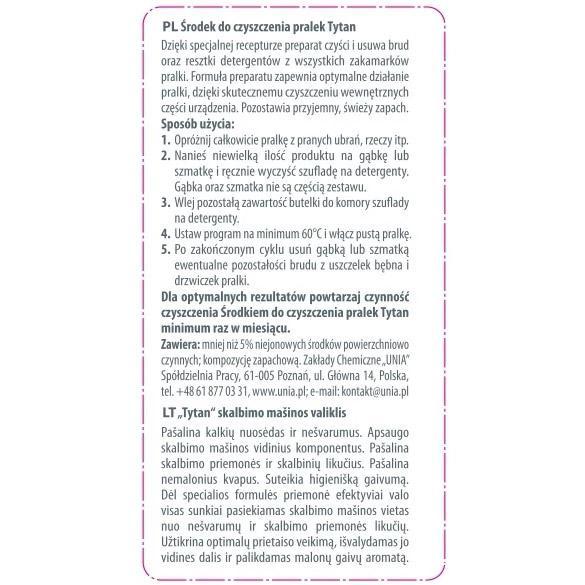 Tytan środek do czyszczenia pralek 250ml
