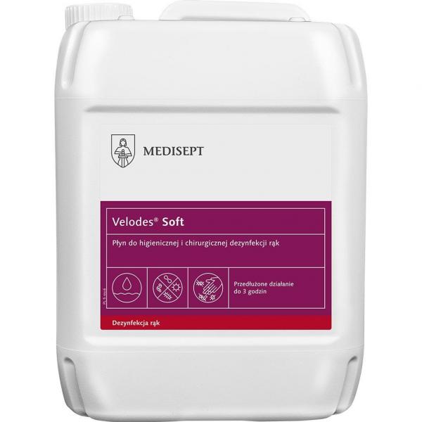Velodes Soft płyn do dezynfekcji rąk 5L

