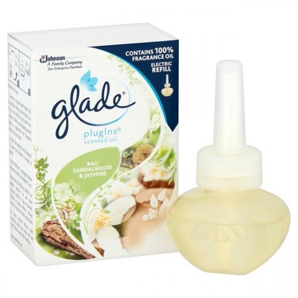 Glade by Brise Electric Oil wkład Drzewo Sandałowe i Jaśmin odświeżacz