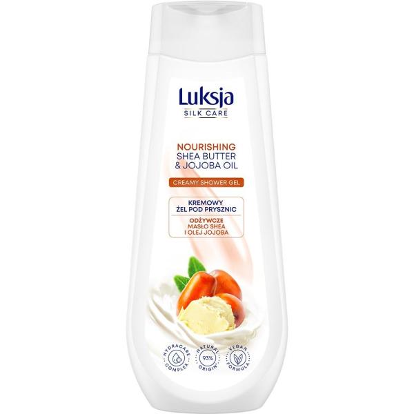 Luksja Silk Care żel pod prysznic 500ml Masło Shea i Olej Jojoba