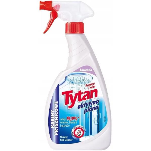 Tytan spray do kabin prysznicowych 500g Lawenda
