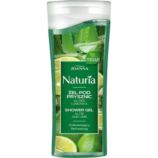 Joanna Naturia Mini żel pod prysznic 100ml Aloes/Limonka