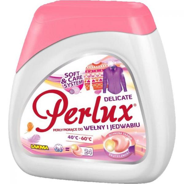Perlux kapsułki do prania tkanin 24 sztuki Wełna i Jedwab