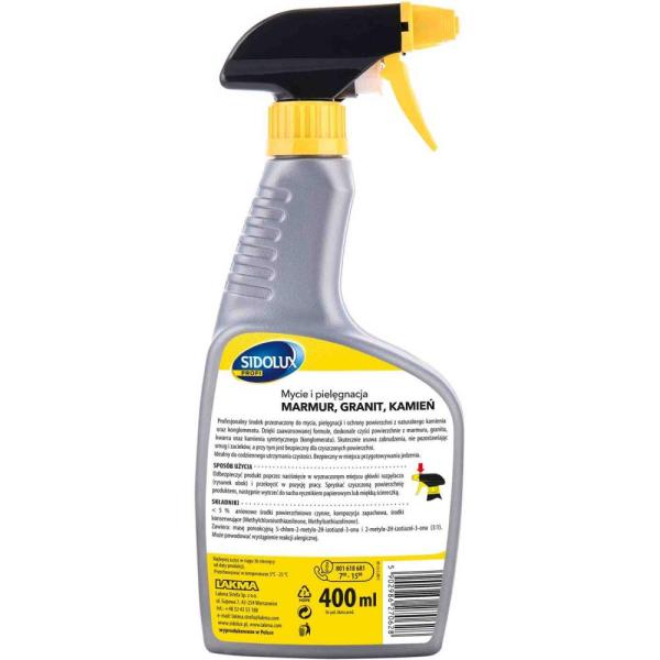 Sidolux Profi marmur, granit, kamień 400ml
