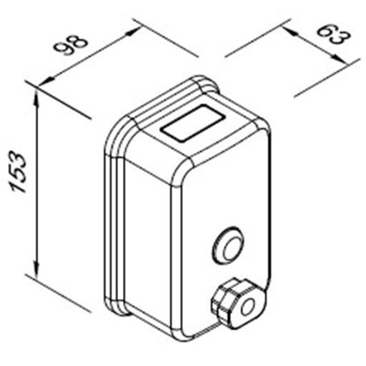 Faneco dozownik mydła w płynie TOP 500ml SN Mrn