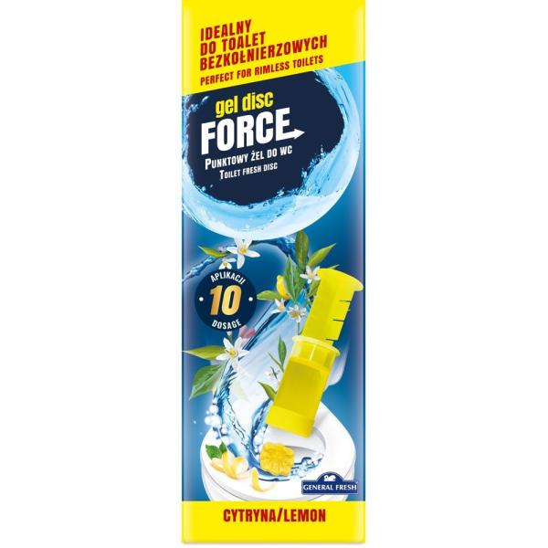 General Fresh punktowy żel do WC Disc Force cytrynowy