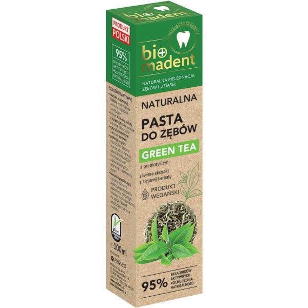 Bio Madent pasta do zębów 100ml Green Tea z prebiotykiem