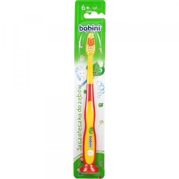 Bobini 6+ szczoteczka do zębów dla dzieci miękka