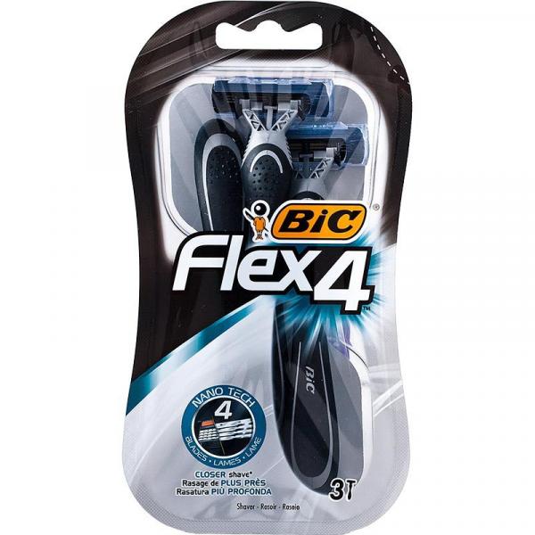 Bic Flex 4 maszynki do golenia 3 sztuki