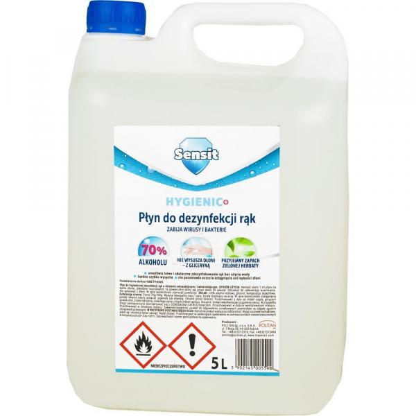 Sensit Hygienic+ płyn do dezynfekcji rąk 5L
