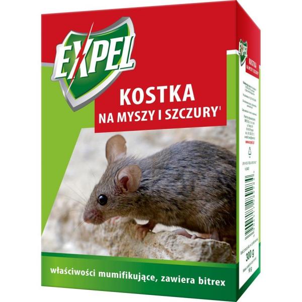 Expel trutka na myszy i szczury - kostka 300g
