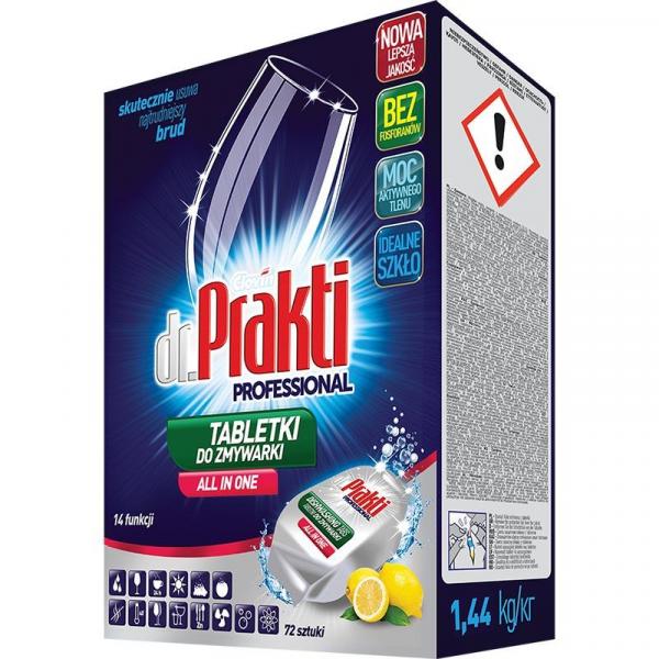 Praktik tabletki do zmywarki 72 sztuki