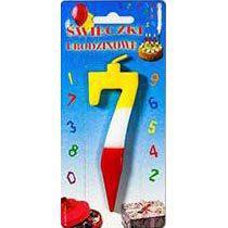 Świeczka urodzinowa cyferka 