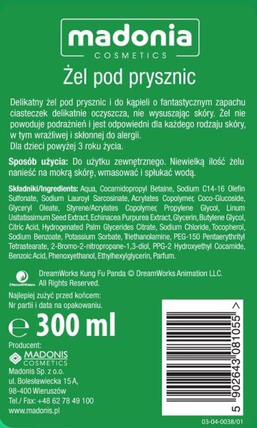 Madonia Kung Fu Panda żel pod prysznic 300ml
