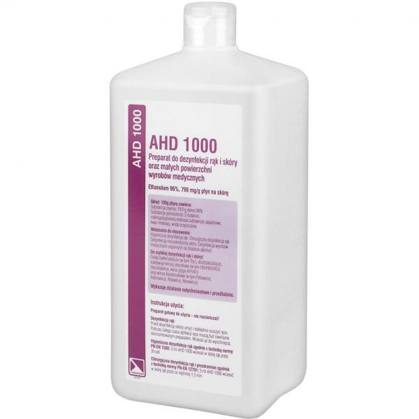 AHD preparat do dezynfekcji rąk i skóry 1L
