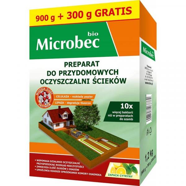 Microbec Bio preparat do przydomowych oczyszczalni ścieków 900 + 300g