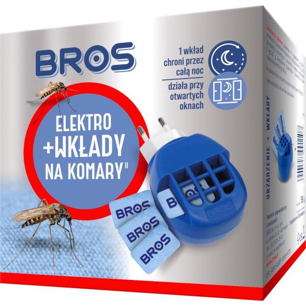 Bros elektro urządzenie + 10 wkładów na komary