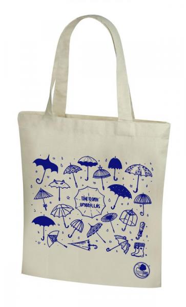 Torba bawełniana GAM motyw deszczu