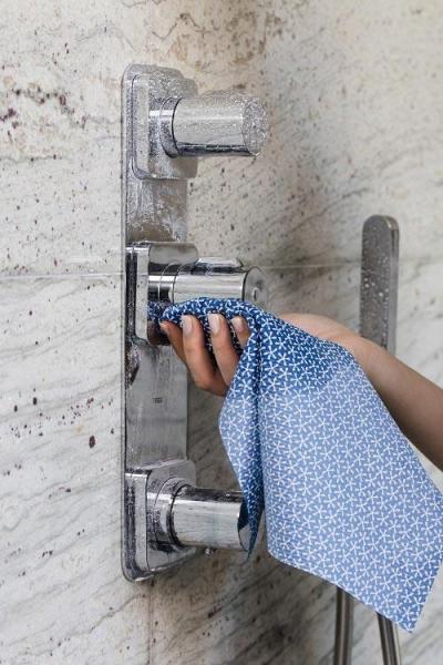 Vileda ściereczka z mikrofibry do armatury łazienkowej
