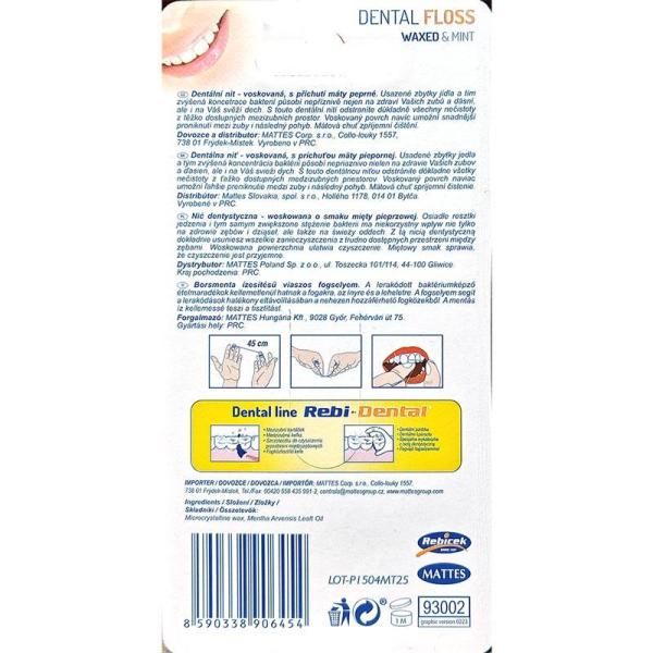 Mattes Rebi-Dental Dental Floss nić dentystyczna 50m