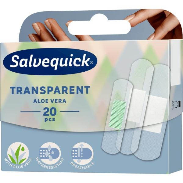 SalveQ Transparent Aloe Vera 20szt. plastry opatrunkowe
