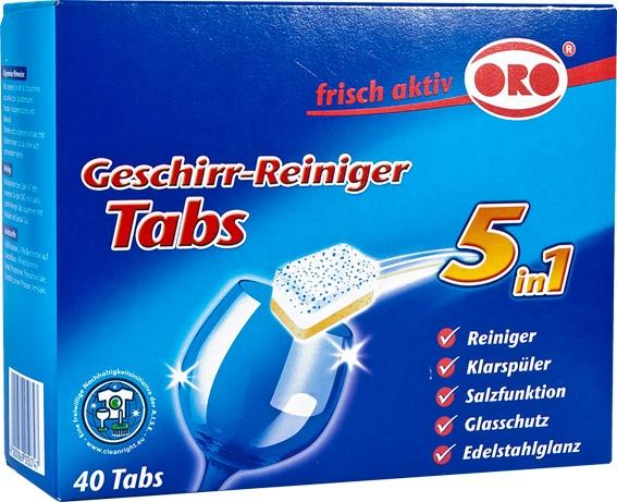 ORO tabletki do zmywarek 5w1 40 sztuk