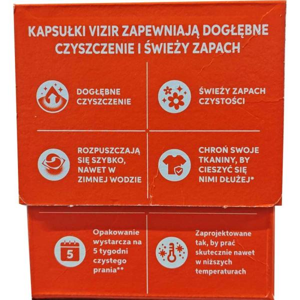 Vizir kapsułki do prania kolorów 19 sztuk