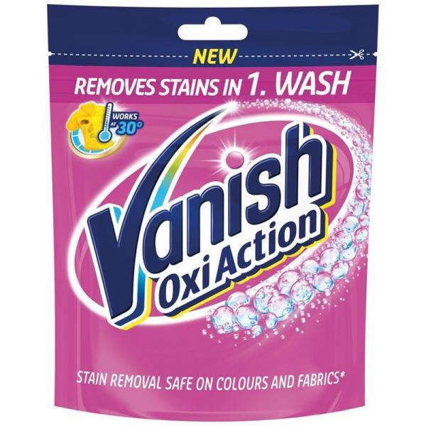 Vanish Pink Oxi Action proszek do odplamiania kolorów 300g
