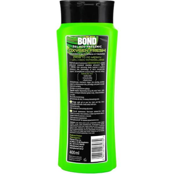 Bond żel pod prysznic 400ml Oxygen Fresh