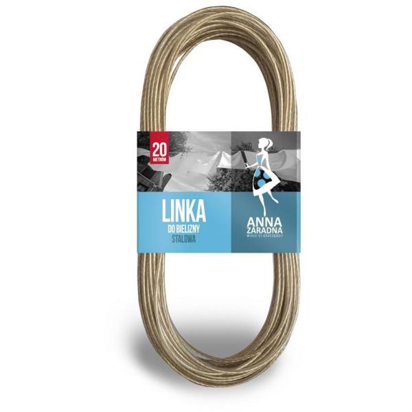 Anna Zaradna linka do bielizny 20m stalowa

