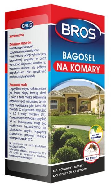 Bros oprysk na komary Bagosel 100EC 50ml citronella