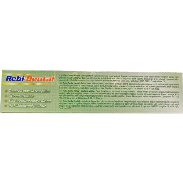 Mattes pasta do zębów Rebi -Dental Herbal 100g