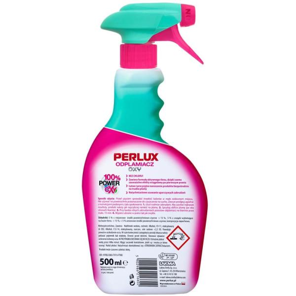 Perlux Oxy odplamiacz do tkanin 500ml spray
