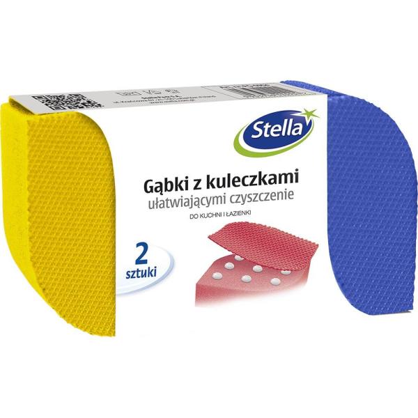 Stella zmywaki do kuchni i łazienki 2 szt. z kuleczkami