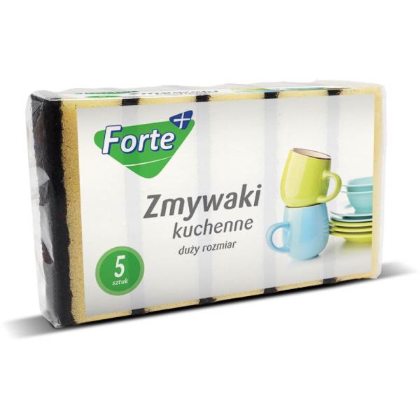 Forte+ zmywaki kuchenne 5 sztuk