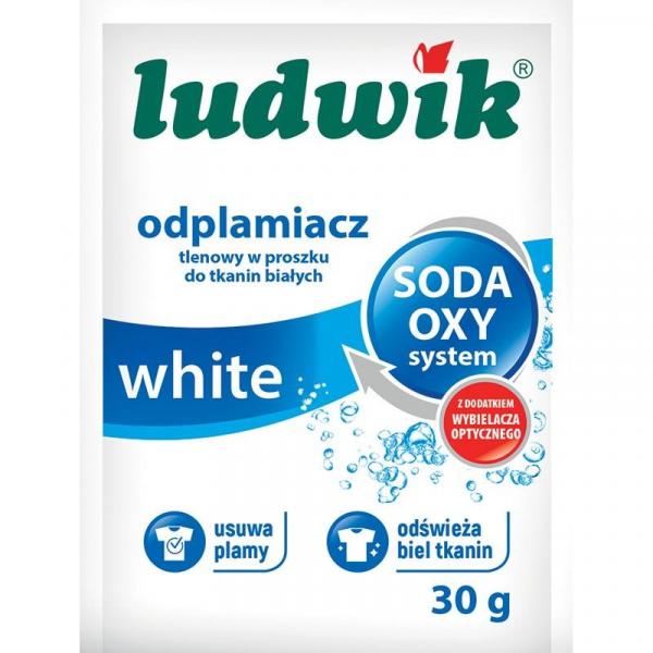 Ludwik odplamiacz w proszku White 18x30g
