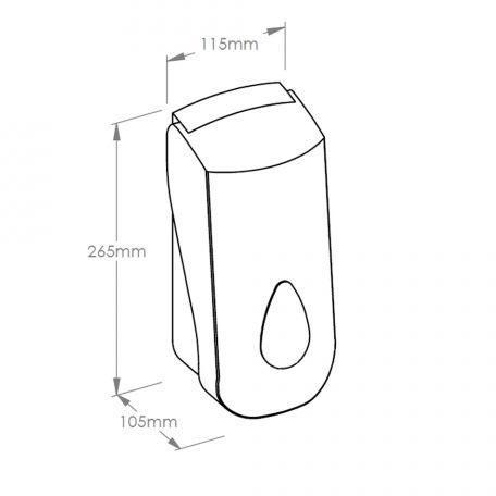 Merida dozownik mydła w pianie TOP MAXI na wkłady 700grn