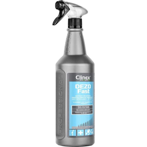 Clinex Dezo Fast płyn myjąco-dezynfekujący 1L spray
