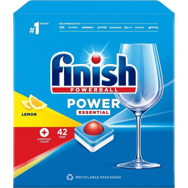 Finish Powerball Power Essential tabletki do zmywarek 42 sztuki Lemon 