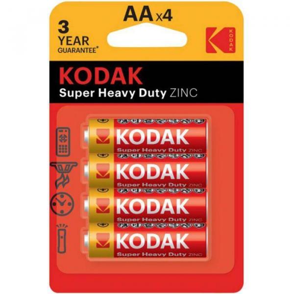 Kodak Super Heavy Duty bateria cynkowo-węglowa AA R6P 4szt.
