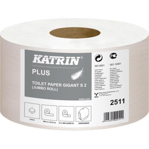 Katrin Plus 2511 papier Jumbo 2-warstwowy, 12 sztuk
