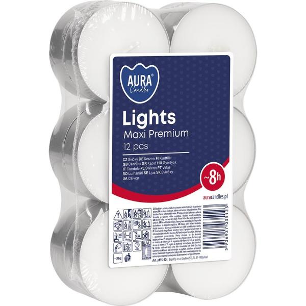 Bispol podgrzewacze bezzapachowe 12 sztuk
