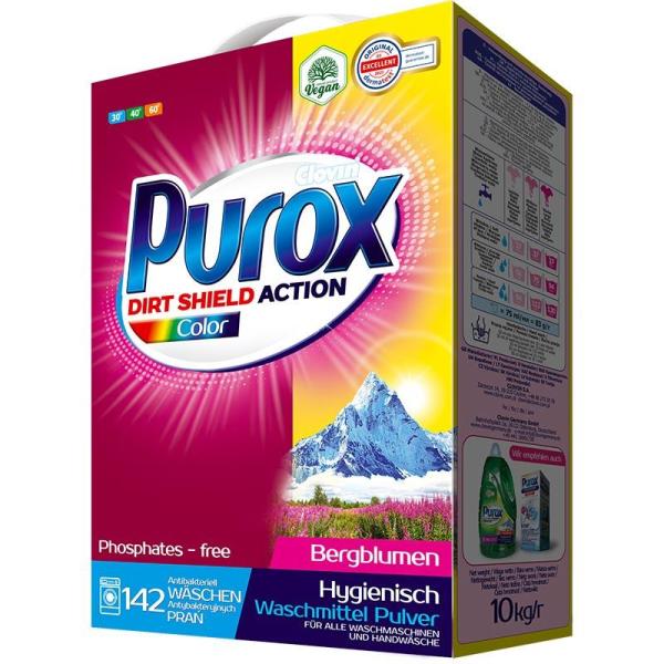 Purox proszek do prania kolor 10kg karton