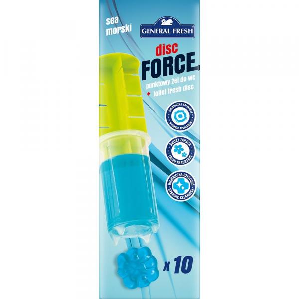 General Fresh Disc Force punktowy żel do toalet Morski