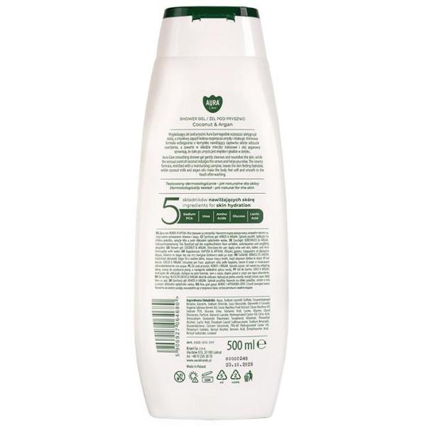 Bispol Aura żel pod prysznic 500ml Kokos i Argan (ASG-010-019) 